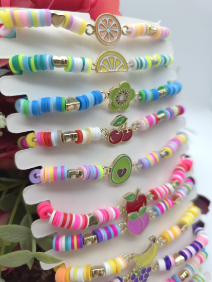 Preview: Obst Armbänder bunt